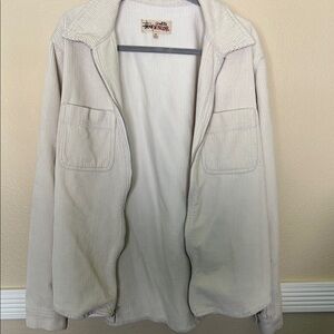 Men's Cream Jacket by stussy